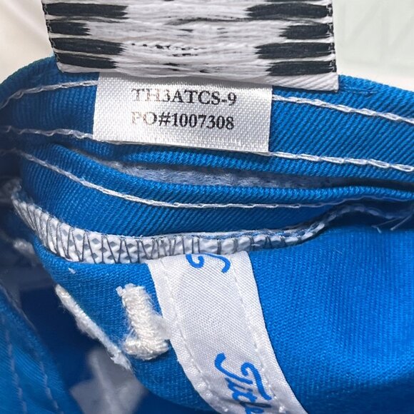 Titleist FootJoy Hat One Size Pro V1 Golf Cap Blue Adjustable Strap 100% Cotton - Picture 6 of 11
